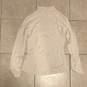 Light Pink/Cream Long Sleeve Turtleneck Top